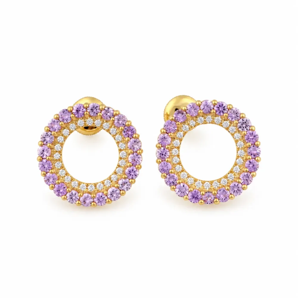 The Rose Orbit Earrings